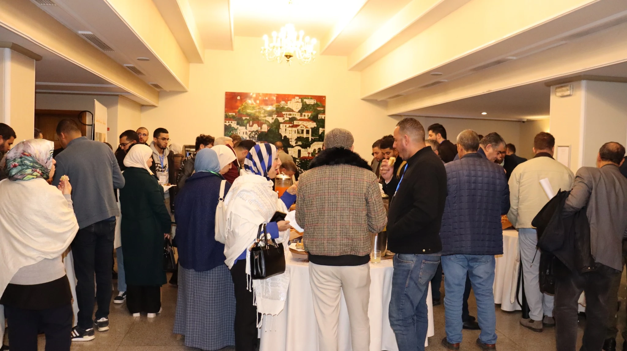 Networking area during MEEGET 2025